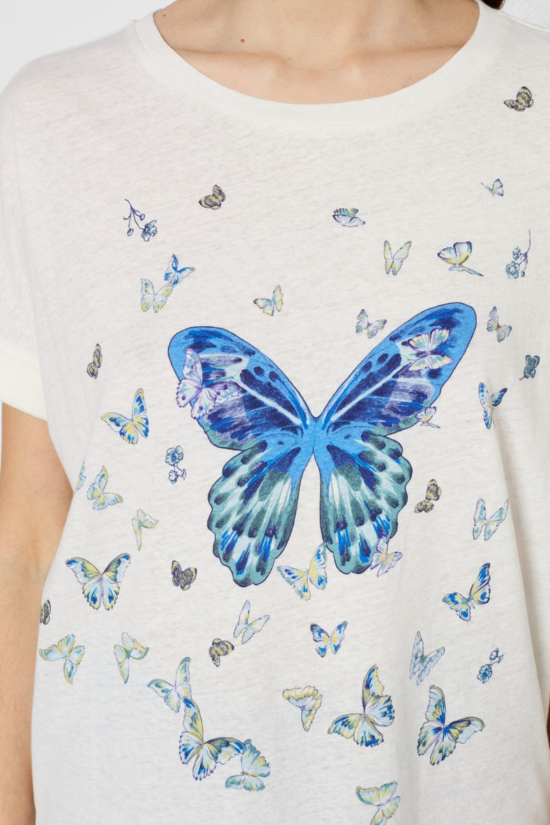 T-Shirt Georgette - Indigo