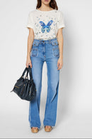 T-Shirt Georgette - Indigo