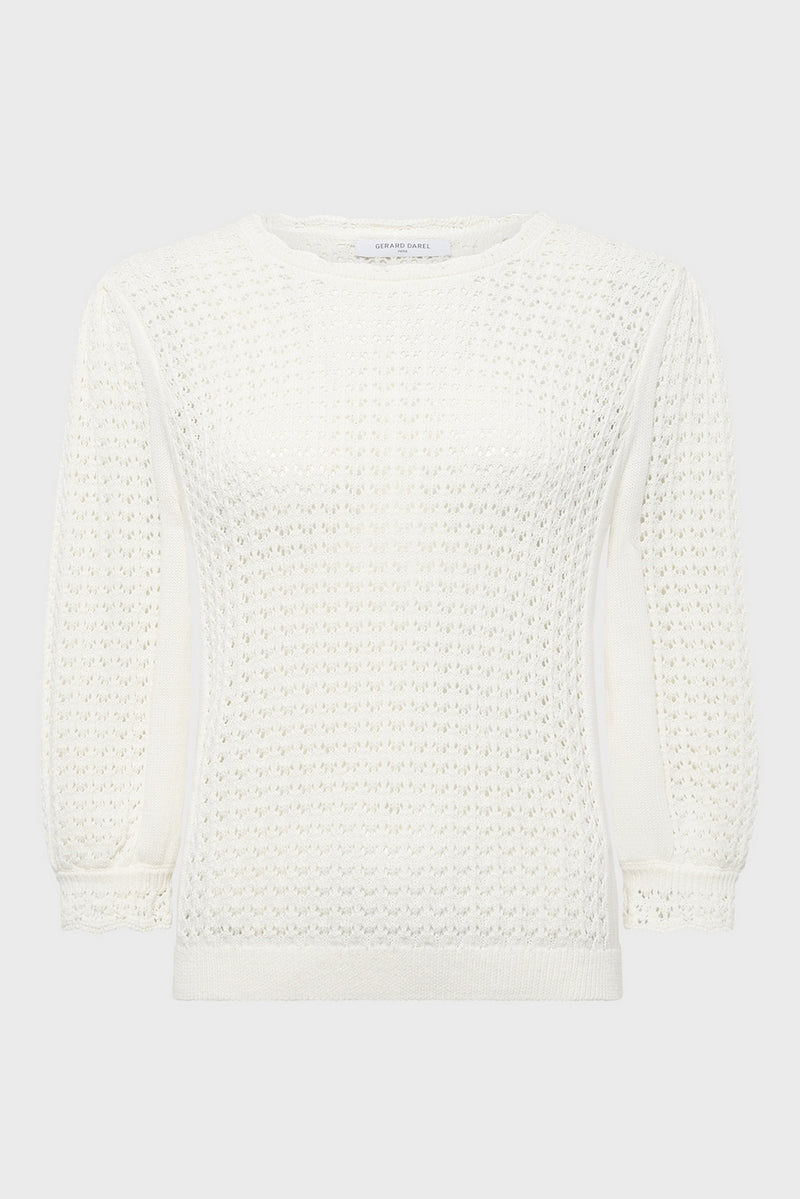 Pull - Gilet Jilian - Ecru