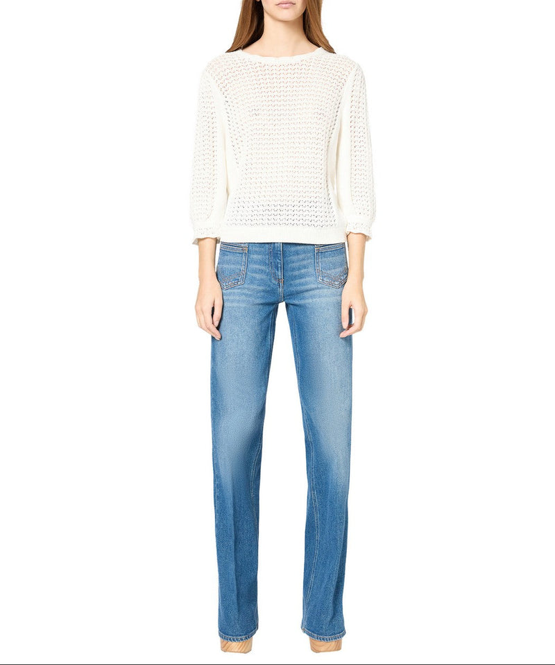 Pull - Gilet Jilian - Ecru