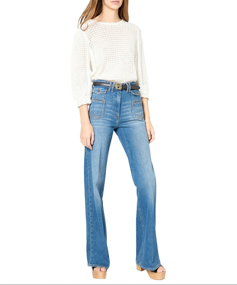 Pull - Gilet Jilian - Ecru