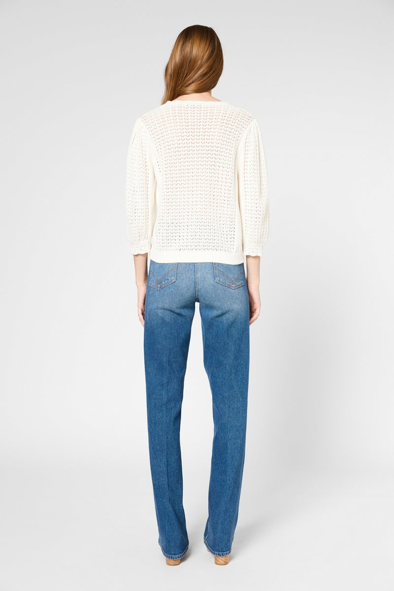 Pull - Gilet Jilian - Ecru