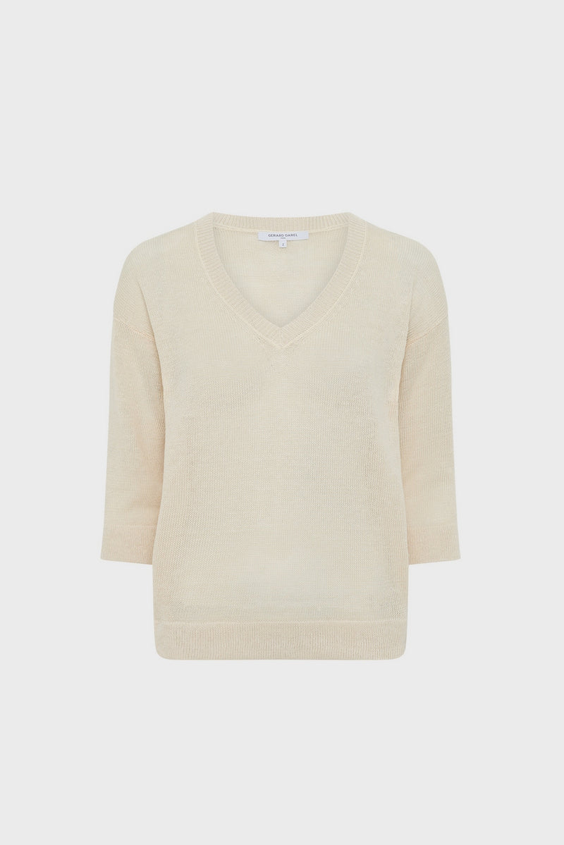 Pull - Gilet Josiane - Naturel