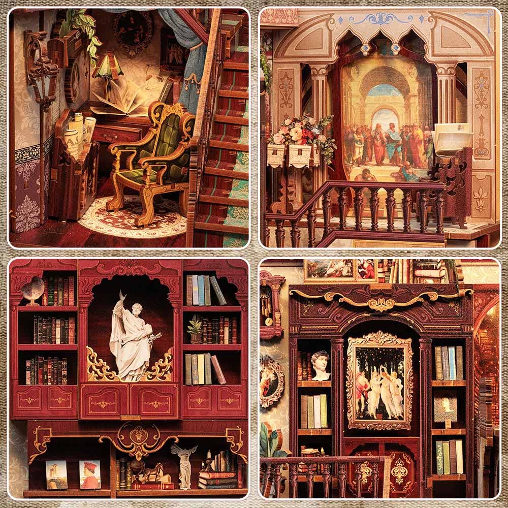 Book Nook - La Bibliothèque De La Sagesse