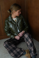 Veste Scarlett Vinyle Kaki