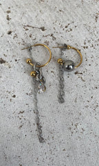 Asymmetric Piercing Earrings