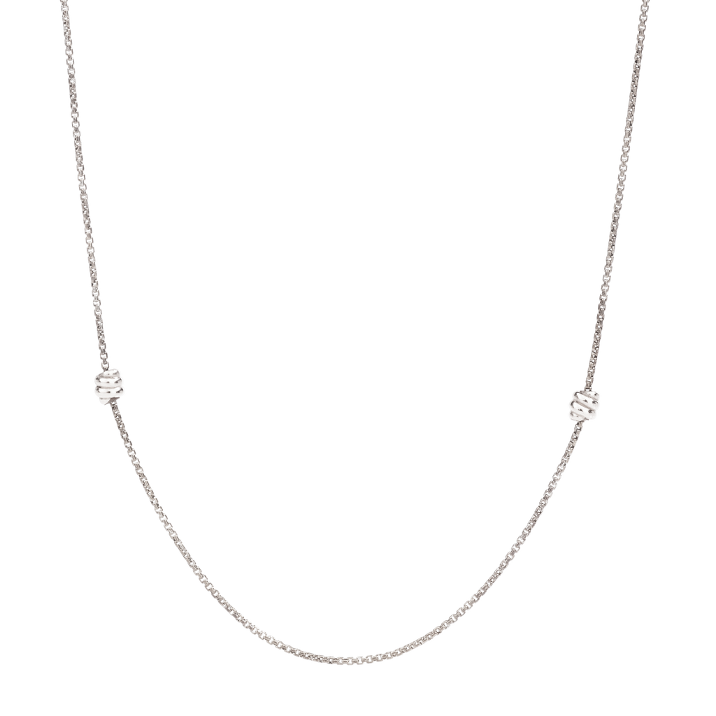 Collar Nodo Sautoir - Plata esterlina