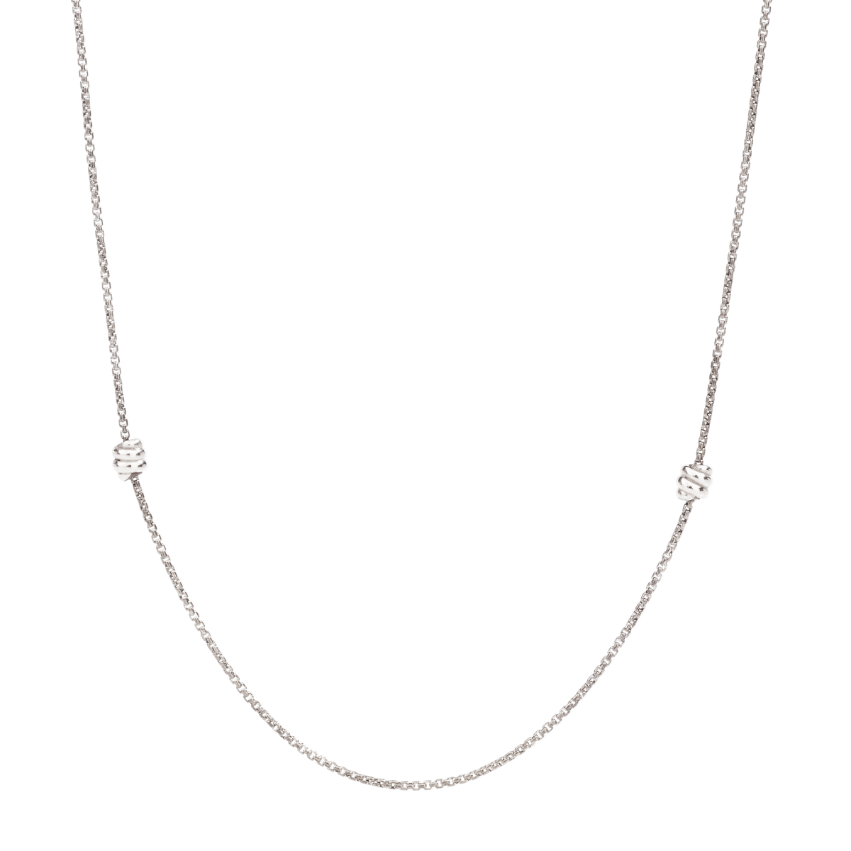 Collar Nodo Sautoir - Plata esterlina