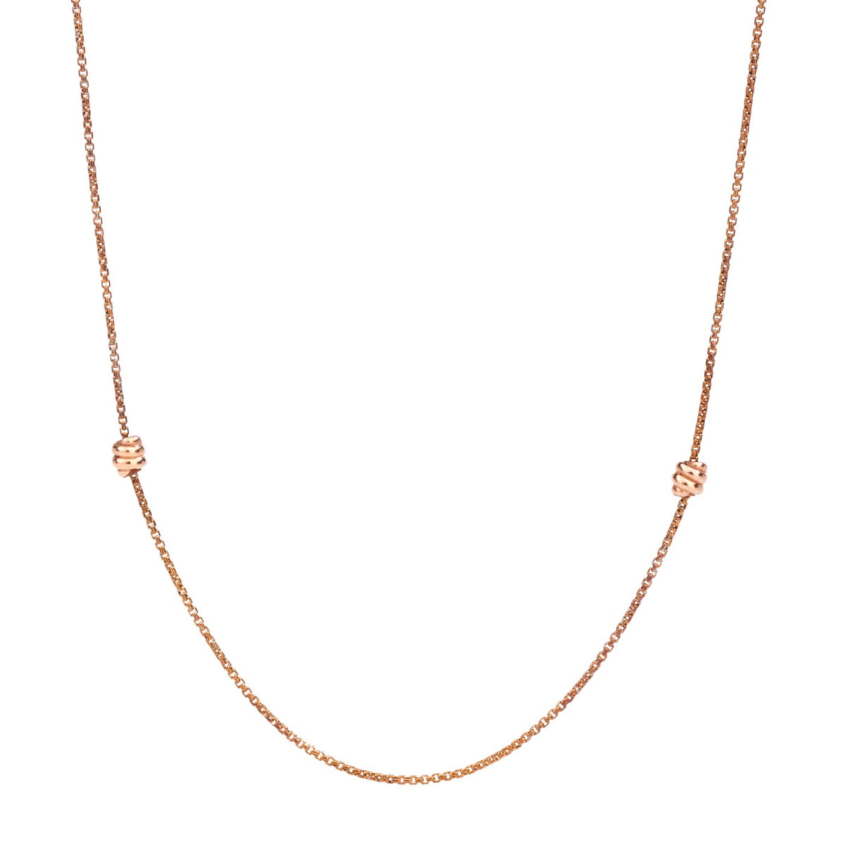 Nodo Sautoir Necklace - 9K Rose Gold