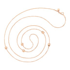 Nodo Sautoir Necklace - 9K Rose Gold