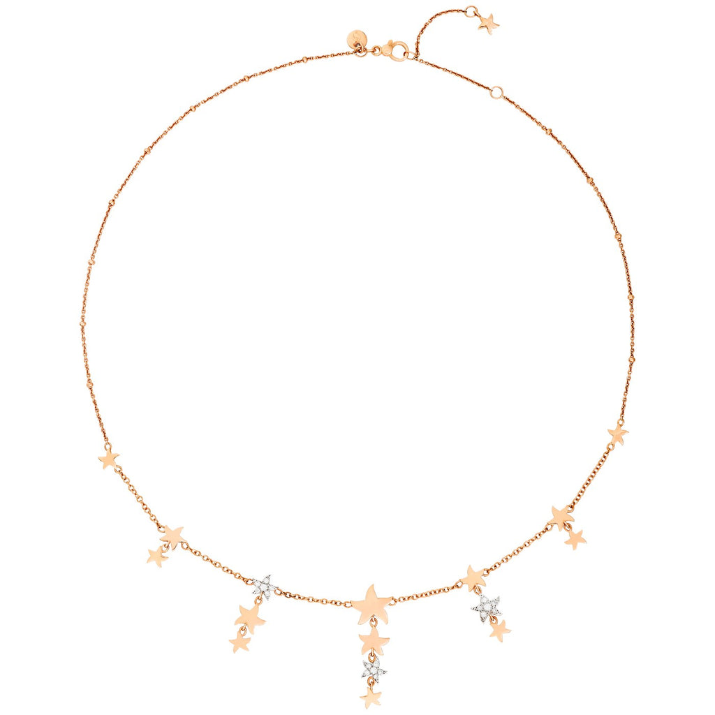 Collier Stellina - Or Rose 9K