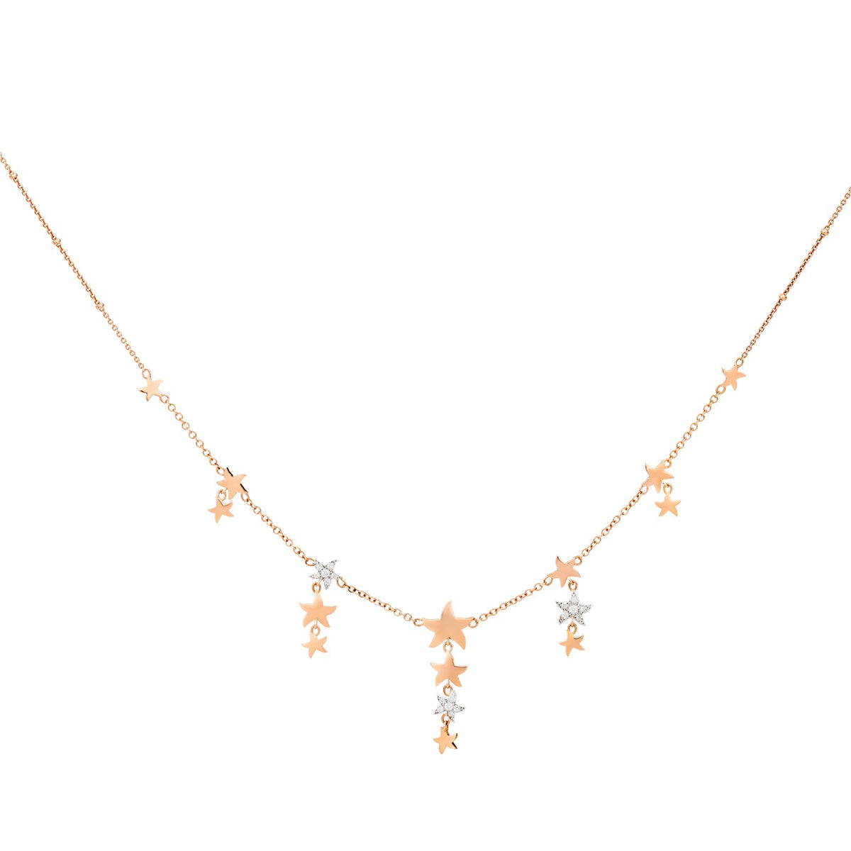 Collier Stellina - Or Rose 9K