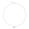Collar Mariposa - Oro rosa de 9K