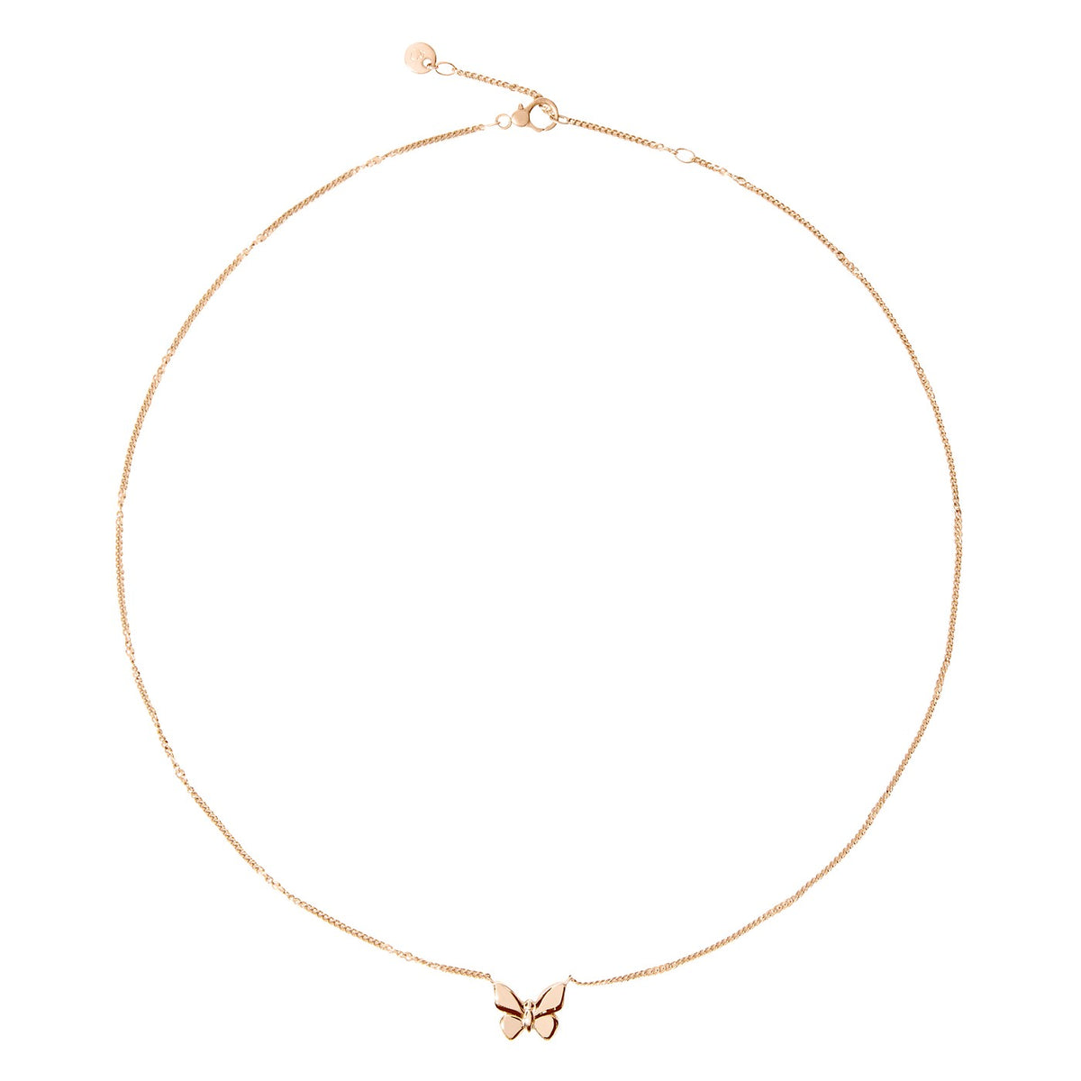 Collar Mariposa - Oro rosa de 9K