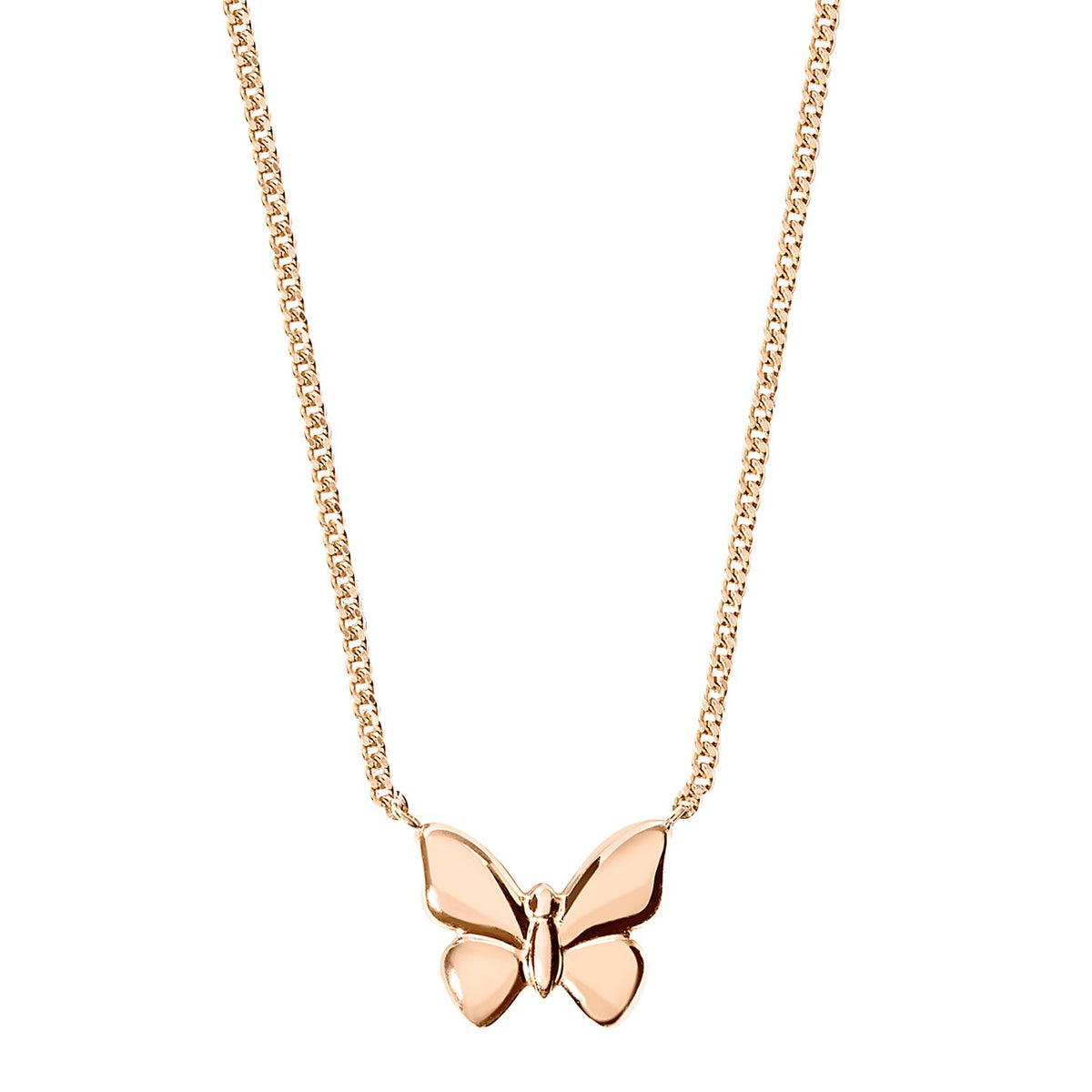 Collar Mariposa - Oro rosa de 9K
