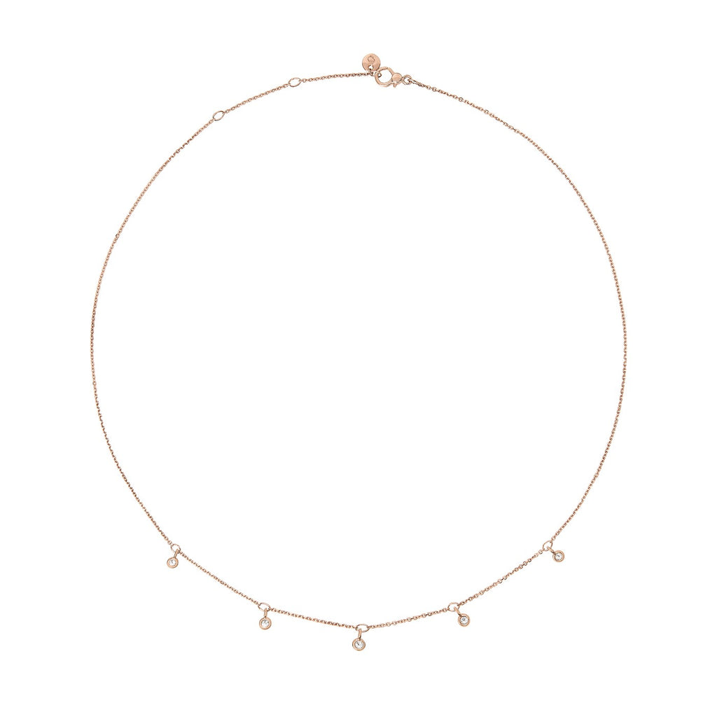 Collier Essentials - Or Rose 9K