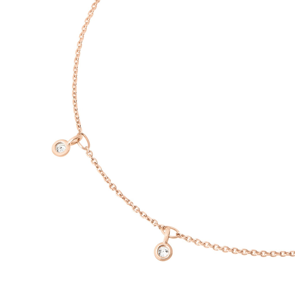 Collier Essentials - Or Rose 9K
