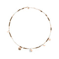 Moon & Sun Necklace - 9K Rose Gold & Diamonds