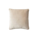 Coussin - Velours Contour Perlé Beige