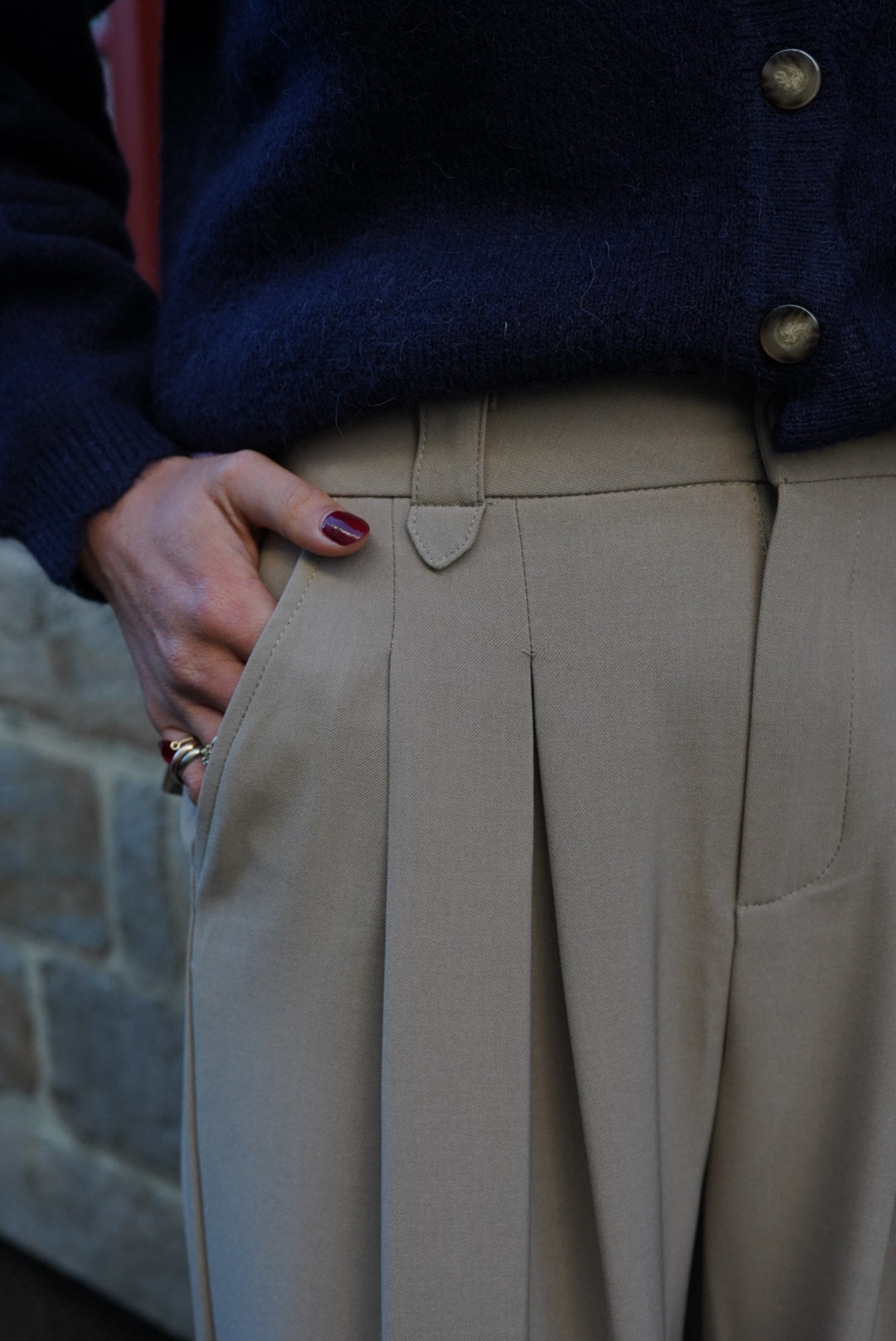 Zacharie Beige Trousers