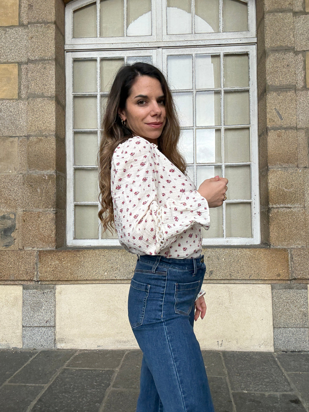 Blouse fleurie Eugenie