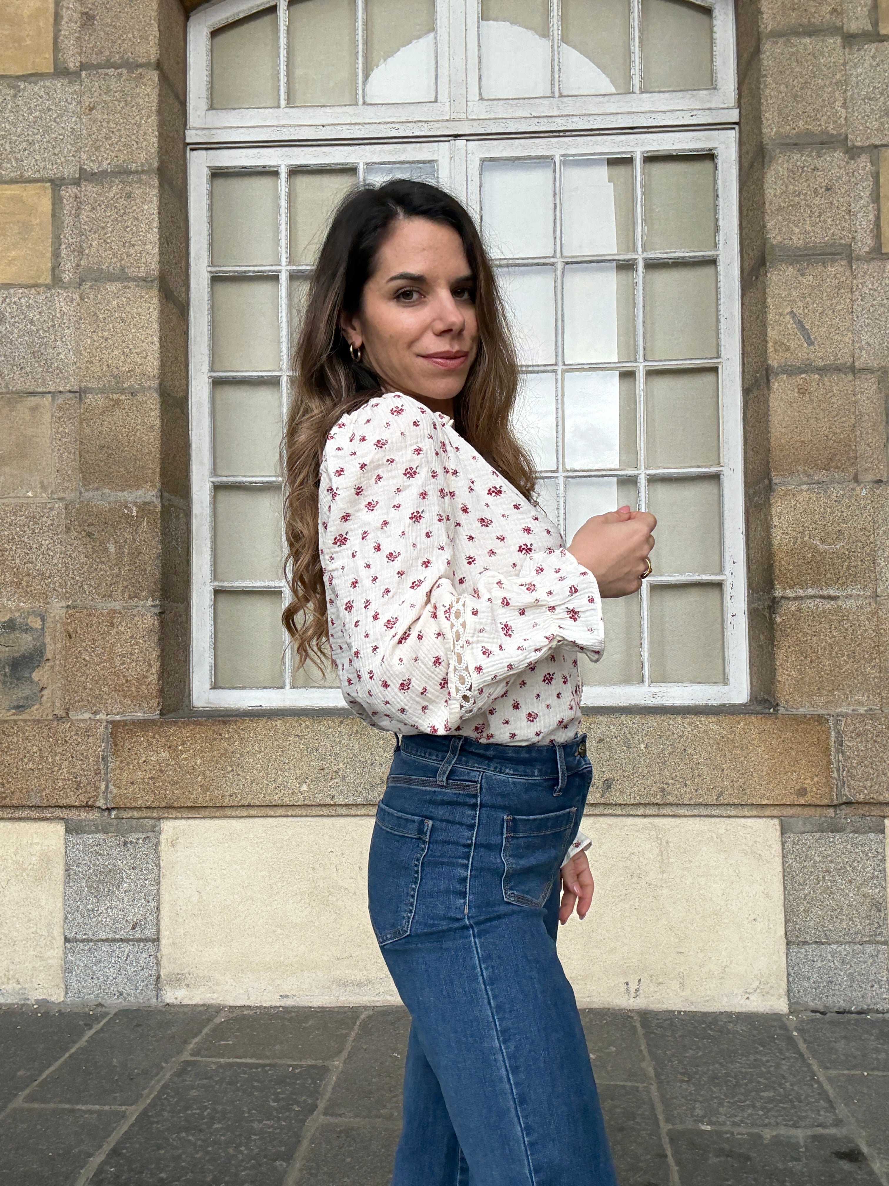 Blouse fleurie Eugenie