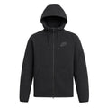 Felpa Con Cappuccio E Zip Uomo Nike Sportswear Tech Essentials - Nero, Grigio