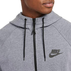Nike Sportswear Tech Essentials herensweatshirt met rits en capuchon - Grijs, Zwart