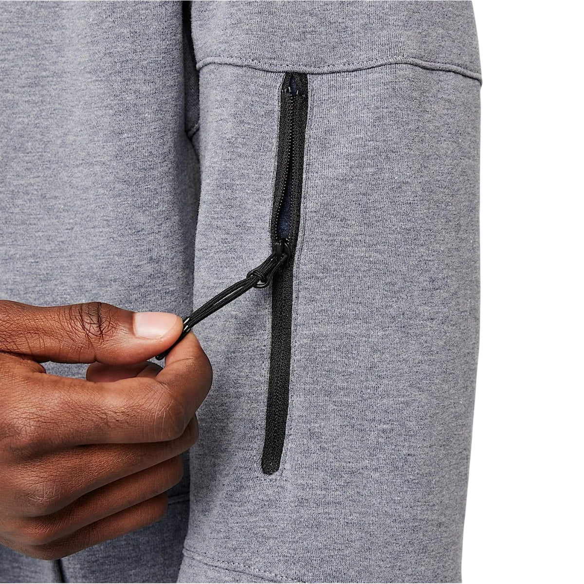 Nike Sportswear Tech Essentials herensweatshirt met rits en capuchon - Grijs, Zwart