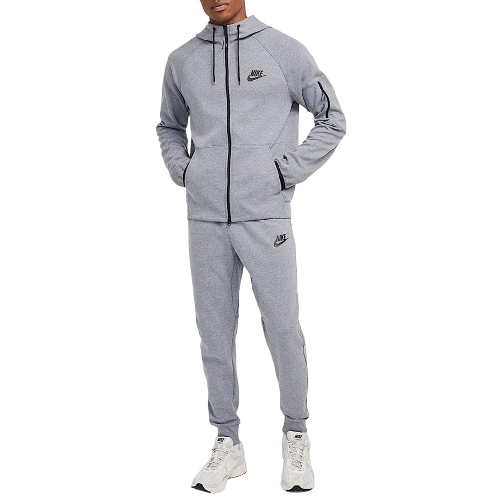 Nike Sportswear Tech Essentials herensweatshirt met rits en capuchon - Grijs, Zwart