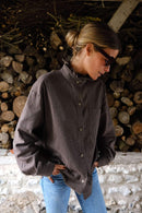 Surchemise Lou Rayure Marron