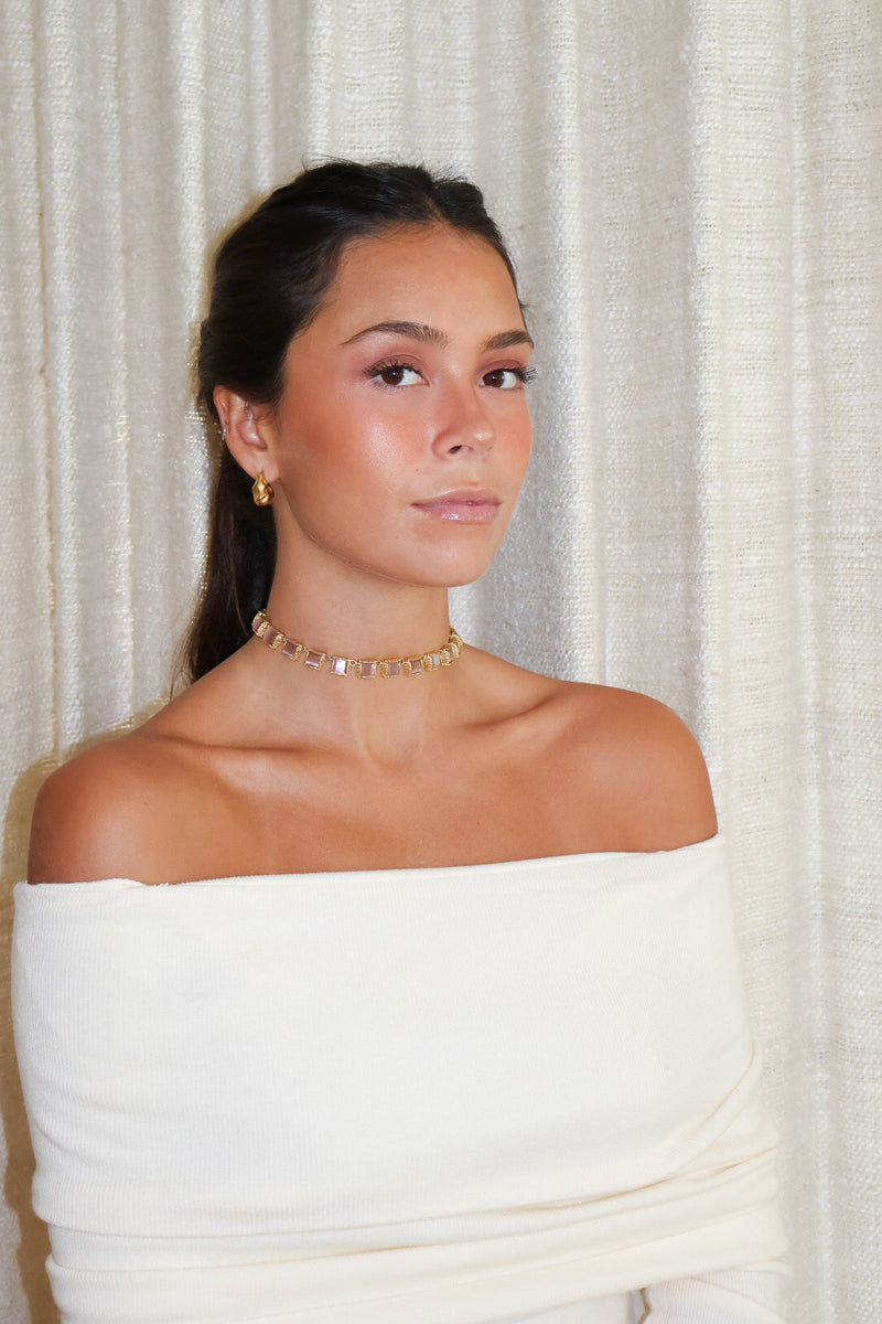 Chocker Boréa Rosa
