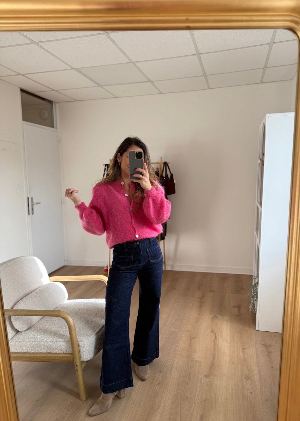 Bianca Candy Pink Wool Knit