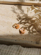 Coral Flower Earrings