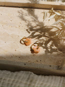 Boucles D'Oreille Fleur Corail