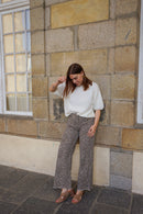 Jean Flare Leopard Alix