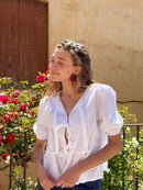 Chemisier Blanc Bianca