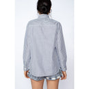 Seven August - Dean Shirt - Navy/White Stripes