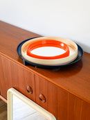 Petit Miroir Casquette En Plexi Orange - 1970