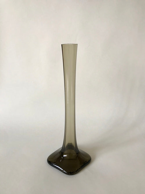 Vase Soliflore En Verre Design - Années 70-80