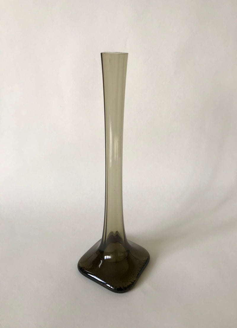 Vase Soliflore En Verre Design - Années 70-80