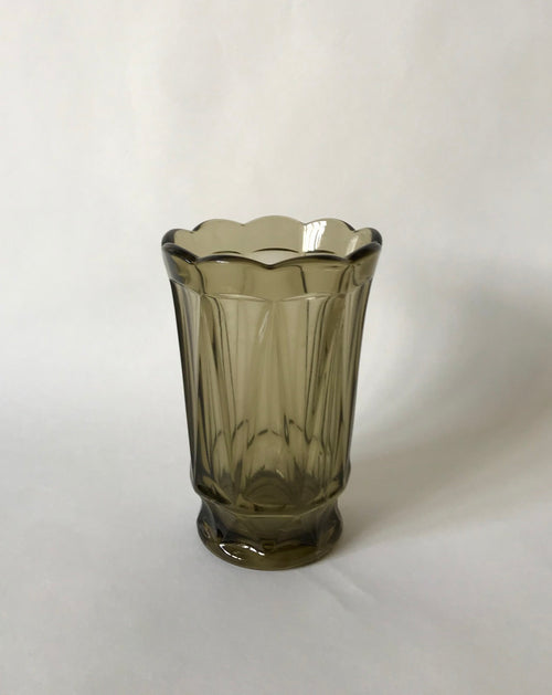 Petit Vase En Verre Fumé - Années 70