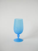 Vase En Opaline Bleu Ciel - 1960