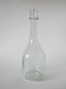 Grande Bouteille En Verre Bullé Style Biot - 1970