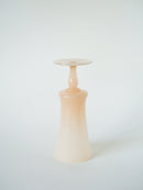 Vase En Opaline Rose - Design - 1960 -20.5 X 7.5 Cm