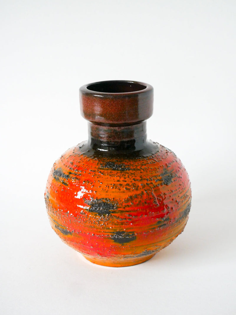 Grand Vase En Céramique - Fat Lava - Made In Germany - 1970