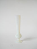 Vase En Opaline Texturé - Blanc - 1960