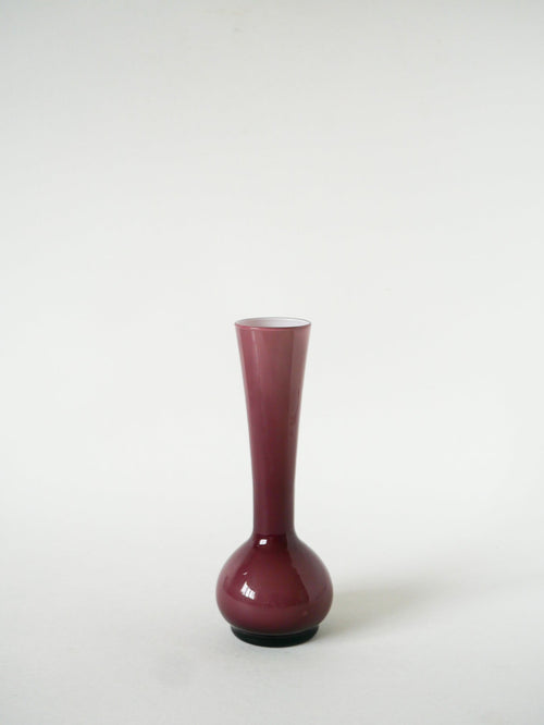 Petit Vase En Opaline - Violet - 1960