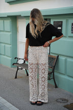Pantalon Crochet Rosie - Beige