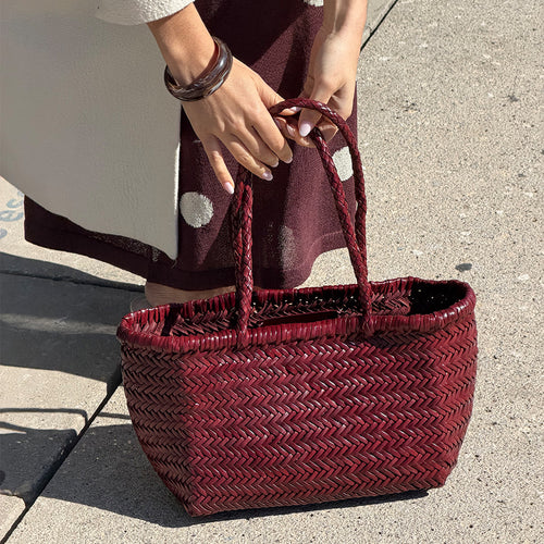 Sac À Main Delhi Medium - Bordeaux
